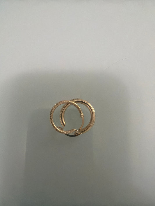 Argollas Torcidas - Oro 14K